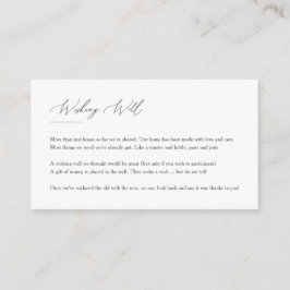 Moderne Elegante Seven Lugano Begleitkarte