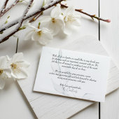 Moderne Elegante Silver Winter Blätter Wasserfarbe Dankeskarte