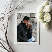 Moderne Elegante Silver Winter Blätter Wasserfarbe Save The Date