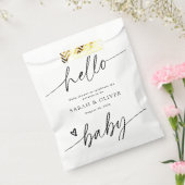 Moderne elegante Skript-Baby-Party Geschenktütchen (Versiegelt)