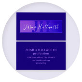 Moderne elegante Skriptbezeichnung & Monogram Ombr