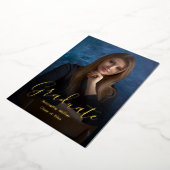 Moderne, elegante Skripte hinzufügen Fotograduieru Folieneinladung (Gedreht)