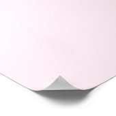 Moderne, elegante Skripte Rosa Haare Stylist Poster (Ecke)