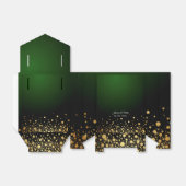 Moderne elegante Smaragdgrün-Gaumenkästen Geschenkschachtel (Ungefaltet)