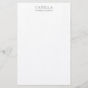 Moderne elegante Smokey Gold Personal Stationery Briefpapier