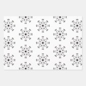 Moderne Elegante Snowflake Weihnachten Einfache We Geschenkpapier Set (Vorderseite 2)