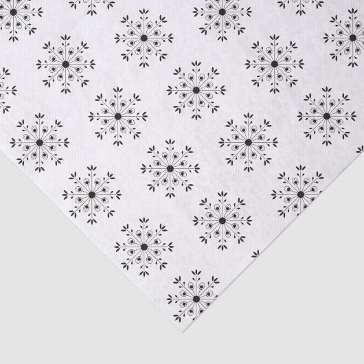 Moderne Elegante Snowflake Weihnachten Einfache We Seidenpapier (Ausschnitt)