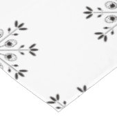 Moderne Elegante Snowflake Weihnachten Winter Tischdecke (Schrägansicht)