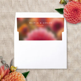 Moderne elegante Sommer-Herbst-Hochzeit mit floral