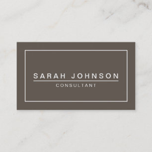 Moderne Elegante Stift Grau Business Card Visitenkarte