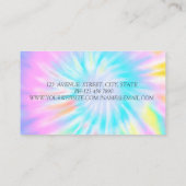 Moderne Elegante Stilvolle Diamonds Lotus Gefärbte Visitenkarte (Rückseite)