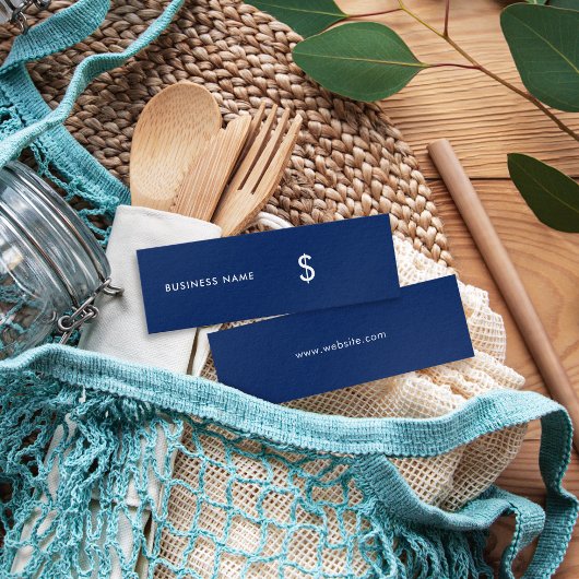 Moderne elegante, stilvolle, einfache, blaue Preis