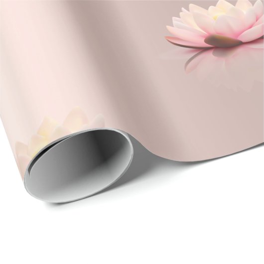 Moderne Elegante Stilvolle Rose Geschenkpapier (Rolleneckpunkt)