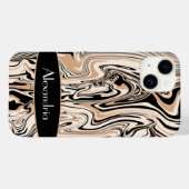 Moderne Elegante stilvolle Wasserfarben Persönlich Case-Mate iPhone Hülle (Rückseite (Horizontal))