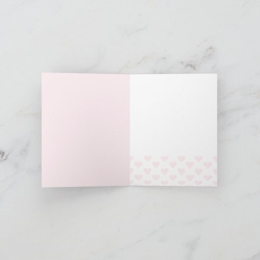 Moderne elegante Streifen Hochzeit Dankeschön Note Dankeskarte (Innenseite)