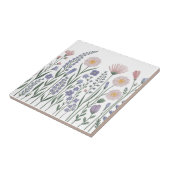 Moderne elegante süße girly einfache Wildblumen Fliese (Seite)