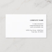 Moderne elegante Textur Gray Imitate Gold Consulta Visitenkarte (Rückseite)