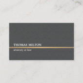 Moderne elegante Textur Gray Imitate Gold Line Visitenkarte (Vorderseite)