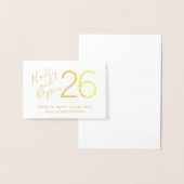 Moderne elegante Tischnummern REAL FOIL (Anzeige)