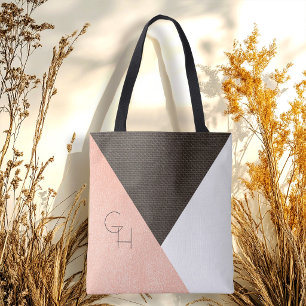 Moderne Elegante Trendige Anfangsbuchstaben Monogr Tasche