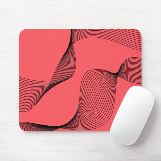 Moderne, elegante, trendige, einfache, wellenförmi mousepad (Mit Mouse)