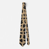 Moderne elegante trendige Leopardenmuster  Krawatte (Vorderseite)