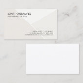 Moderne Elegante Trendy Einfache Berufliche Vorlag Visitenkarte (Vorne/Hinten)