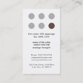 Moderne elegante treuekarte (Rückseite)