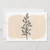 Moderne elegante Typografie-Foto Save the Date-Kar Date (Rückseite)