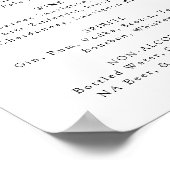 Moderne elegante Typografie - Gebärdensprache für  Poster (Ecke)