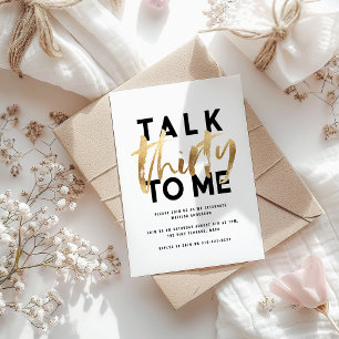 Moderne elegante Typografie Girly Gold 30.