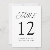 Moderne, elegante Typografie-Hochzeitsstiftung - T (Vorderseite)