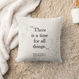 Moderne elegante typografische Zitate Botanical Bo Kissen