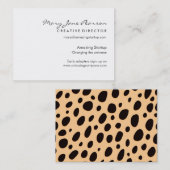 Moderne, elegante u. einfache visitenkarte (Vorne/Hinten)