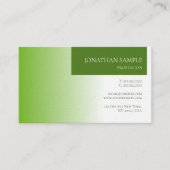 Moderne Elegante Umwelt Natur Luxus Visitenkarte (Vorderseite)