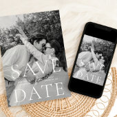 Moderne, elegante und klassische Save the Date-Car Save The Date