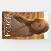 Moderne Elegante Uni oder High School Abschluss Banner (Horizontal)