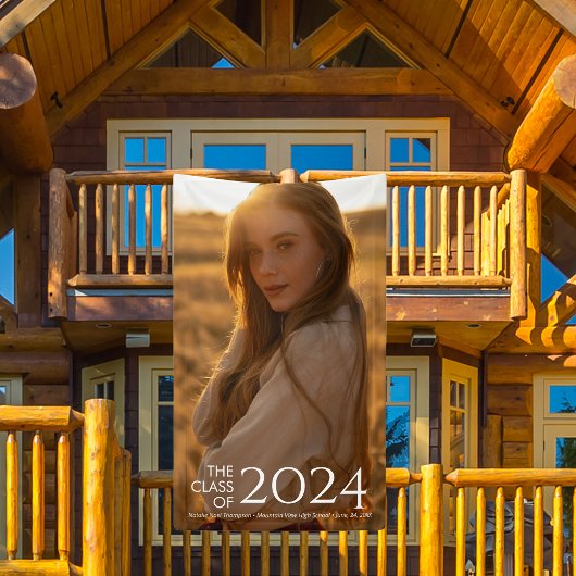 Moderne Elegante Uni oder High School Abschluss Banner