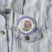 Moderne elegante violette Blumen zum liebevollen G Button (Beispiel)