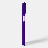 Moderne elegante violette Monogramm-Initialen Case-Mate iPhone Hülle (Rückseite / Rechts)