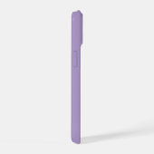 Moderne elegante violette Monogramm-Initialen iPhone 15 Hülle (Rechte Seite)