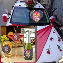 Moderne elegante VIP-Aufkleber für kundenspezifisc Herz-Aufkleber