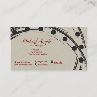 Moderne, elegante Visitenkarte