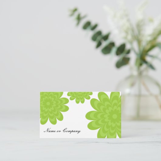 Moderne elegante Visitenkarte-oder Visitenkarte (Stehend Vorderseite)