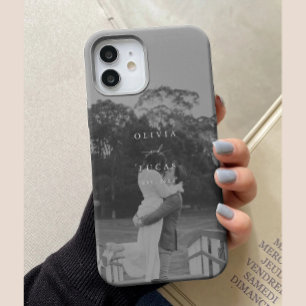 Moderne elegante Vollpaar-Foto Case-Mate iPhone Hülle
