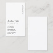 Moderne elegante Vorlage Hochladen Ihres Logos Ver Visitenkarte (Vorne/Hinten)
