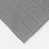 Moderne, elegante Vorlage Schwarz-weiß gestrichen Fleecedecke (Ecke)