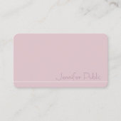 Moderne elegante Vorlage Trendy Beruflich Top Visitenkarte (Vorderseite)