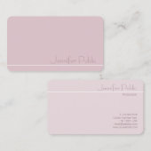 Moderne elegante Vorlage Trendy Beruflich Top Visitenkarte (Vorne/Hinten)