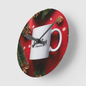 Moderne elegante Wall-Uhr - Perfekte Mischung aus Runde Wanduhr (Winkel)